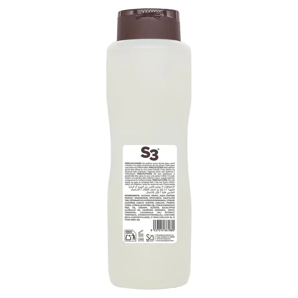 Agua de colonia clásica fresh S3 botella 750 ml 2