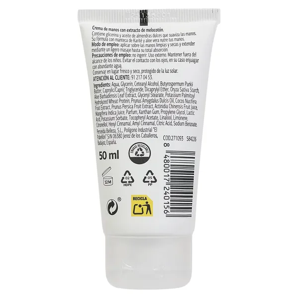 Crema de manos melocotón Dia Imaqe 50 ml 3