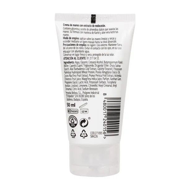 Crema de manos con vainilla Fruit Revolution Imaqe de Dia tubo 50 ml 2