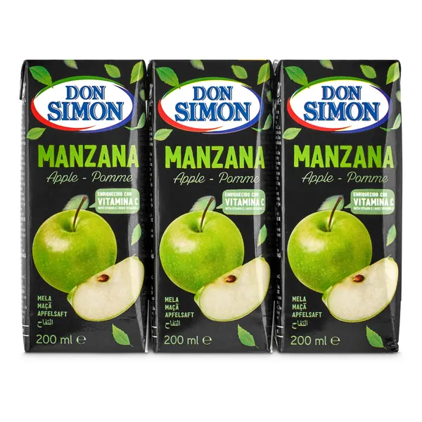 Zumo de manzana Don Simón brik 6 x 200 ml 2