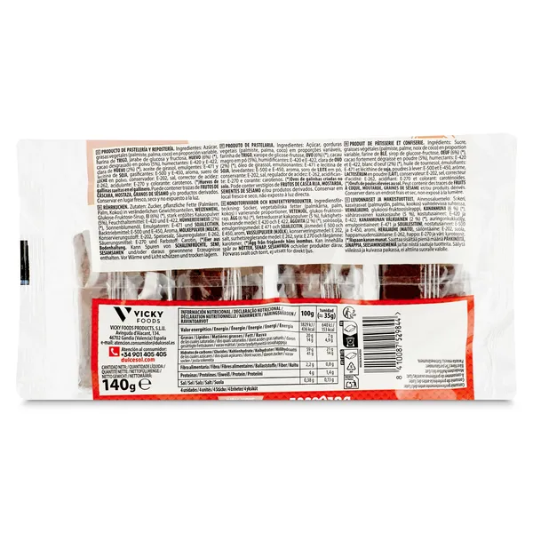 Bracitos de cacao rellenos de trufa Dulcesol bolsa 140 g 2