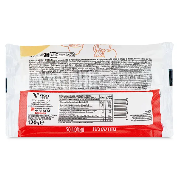 Bracitos rellenos de nata Dulcesol 120 g 3