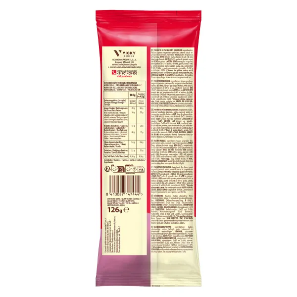 Chapelas pinky Dulcesol bolsa 126 g 2