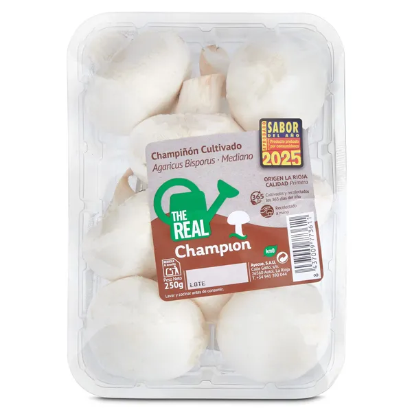 Champiñón entero bandeja 250 g 2
