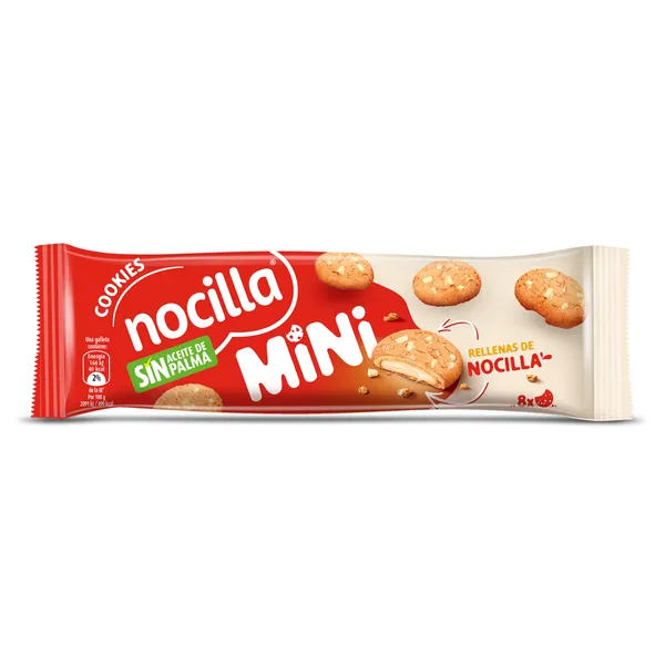 Mini galletas rellenas con crema de leche Nocilla bolsa 64 g 2