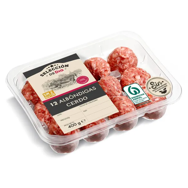 Albóndigas de cerdo Selección de Dia 400 g 3