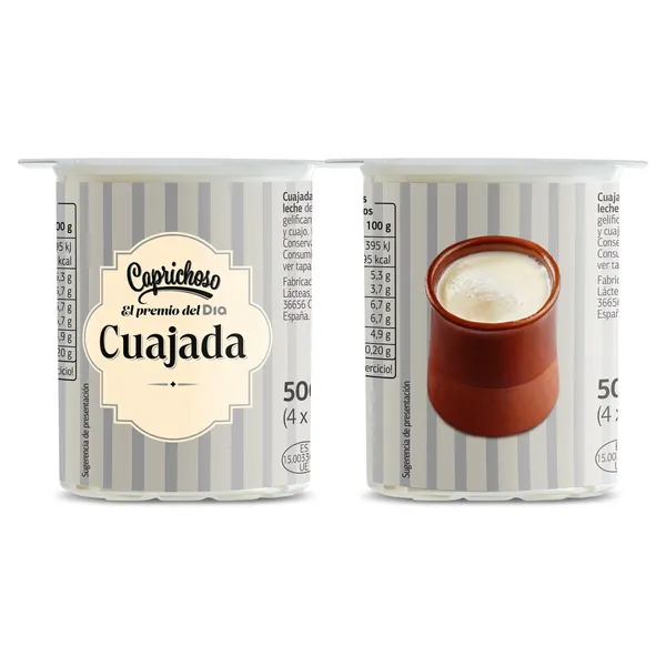 Cuajada Caprichoso Dia pack 4 x 125 g 3
