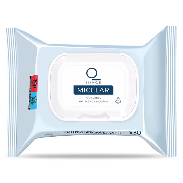 Toallitas desmaquillantes micelar con aloe vera Dia Imaqe 30 unidades 2