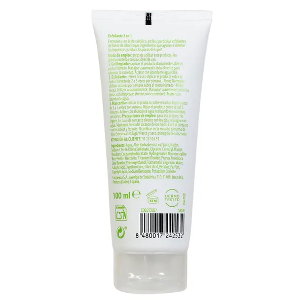 Exfoliante facial con ácido salicílico y aloe vera Imaqe de Dia tubo 100 ml 2