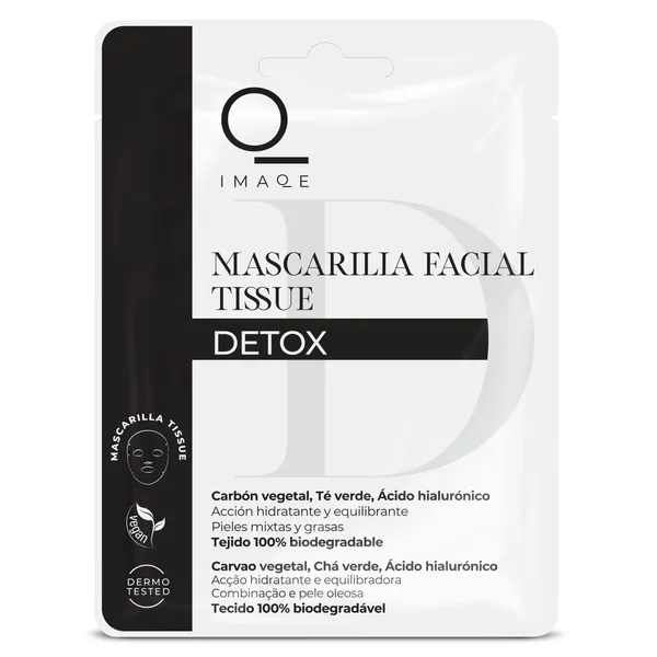 Mascarilla facial detox tissue Imaqe de Dia sobre 1 unidad
