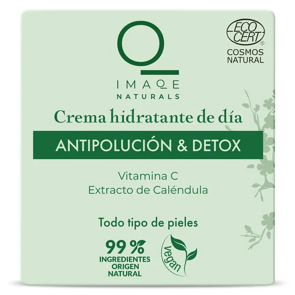 Crema facial de día natural antipolución & detox ecocert Dia Imaqe 50 ml 2