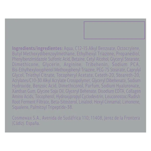 Crema antiedad de día con ácido hialurónico y péptidos Imaqe de Dia frasco 50 ml 4
