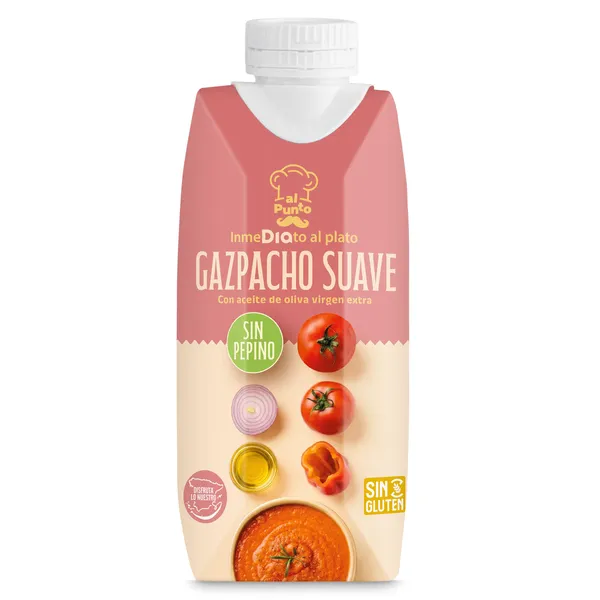 Gazpacho suave Al Punto Dia brik 330 ml 2