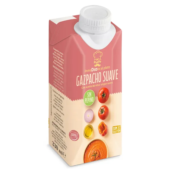 Gazpacho suave Al Punto Dia brik 330 ml