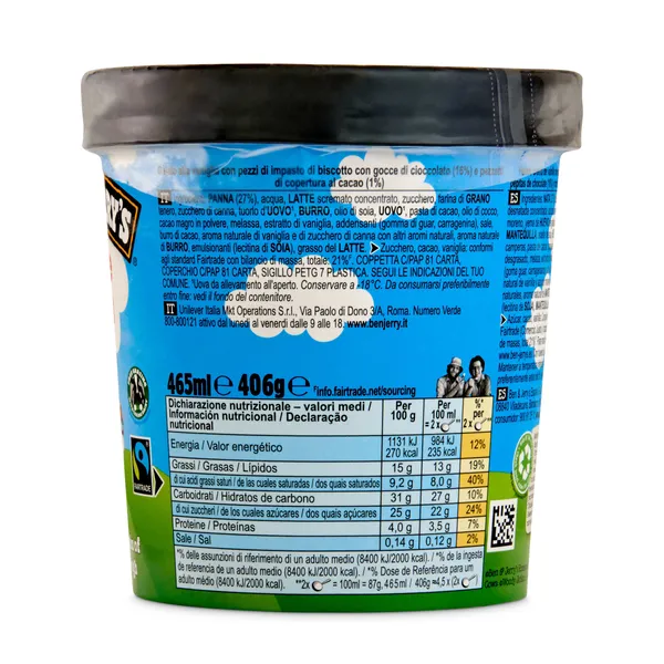 Tarrina de helado cookie dough Ben&Jerry's 406 g 3