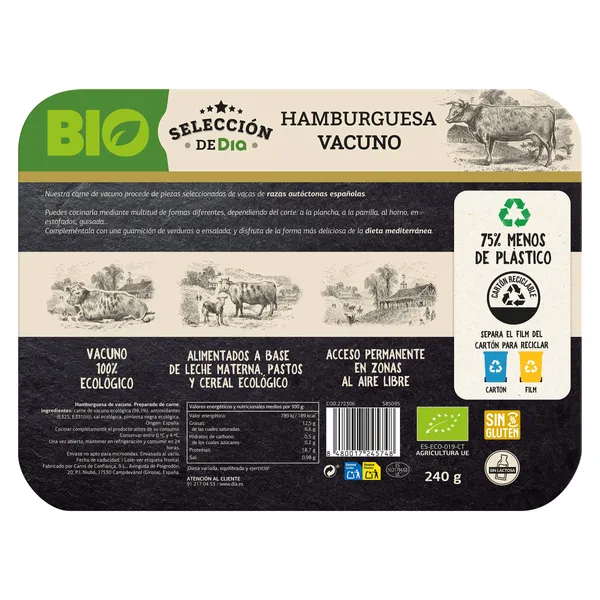 Burger BIO Selección de Dia 240 g 3