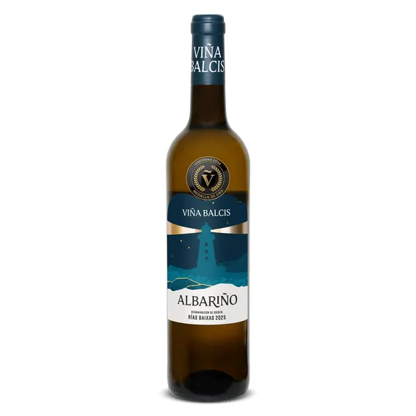 Vino blanco albariño D.O. Rías baixas Viña Balcis 75 cl 2