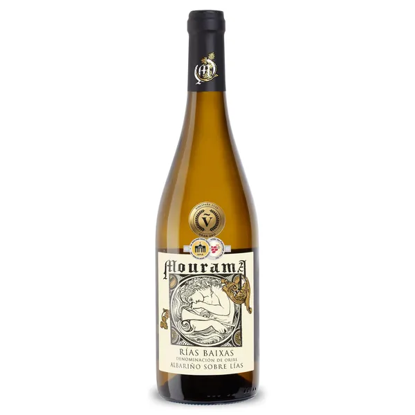 Vino blanco albariño D.O. Rías Baixas Mourama 75 cl 2