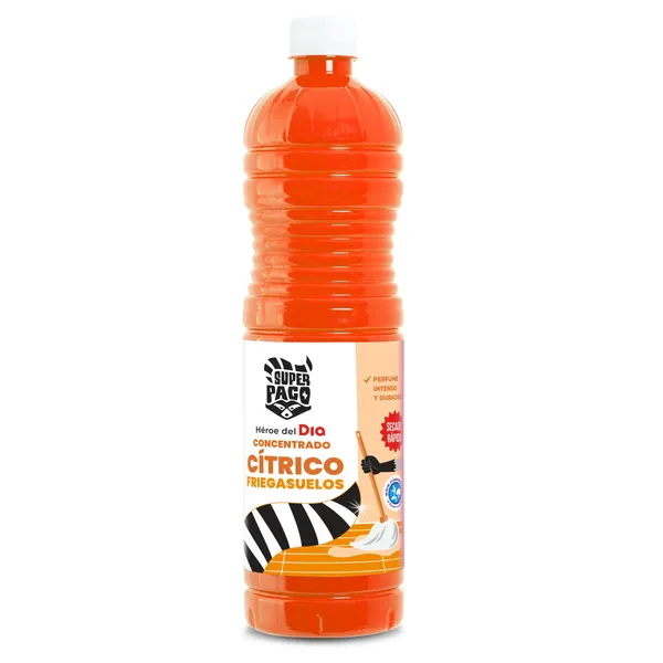 Friegasuelos concentrado cítrico Dia Super Paco botella 1 L 2