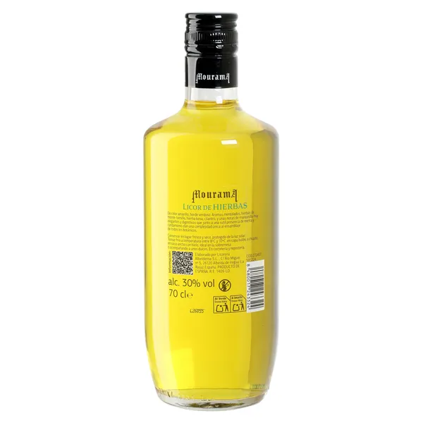 Licor de hierbas 30º Mourama botella 70 cl 2