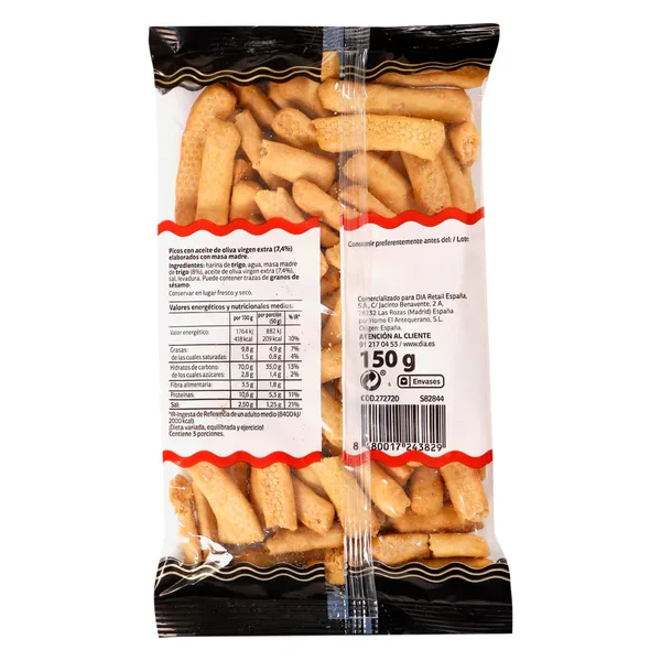 Picos de Antequera El molino de Dia bolsa 150 g 2