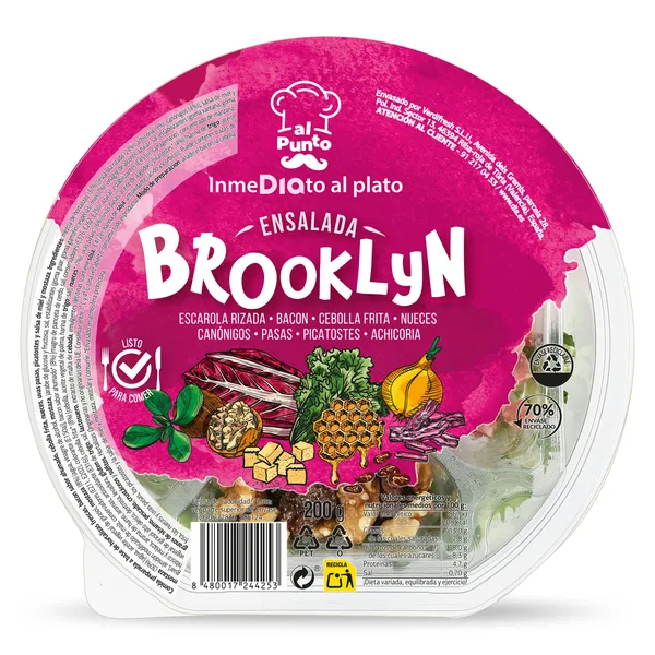 Ensalada brooklyn con bacon Dia Al Punto 200 g 2