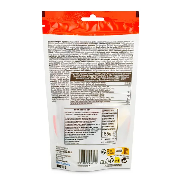 Golosinas sour boom mix Fini bolsa 165 g 2