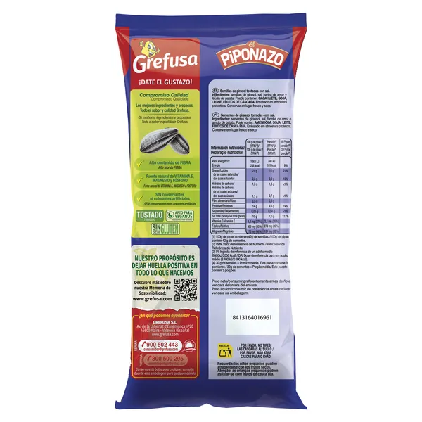 Pipas Grefusa Piponazo 195 g 3