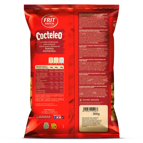 Mix frutos secos sabor miel y mostaza Frit Ravich 300 g 3