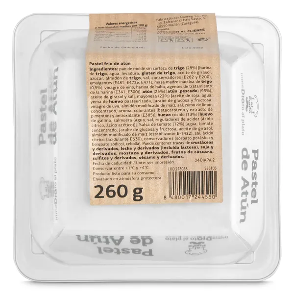 Pastel de atún Al Punto Dia 260 g 4