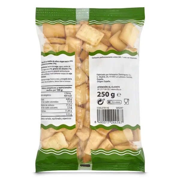 Regañás El molino de Dia bolsa 250 g 2