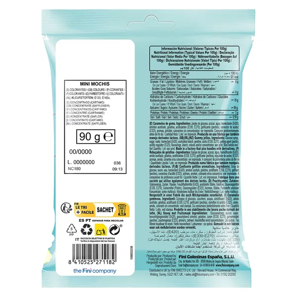 Gominolas Mini Mochis Fini 90 g 3