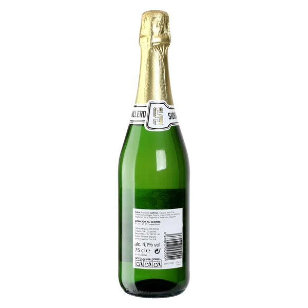 Sidra espumosa Sidrallero botella 75 cl 2