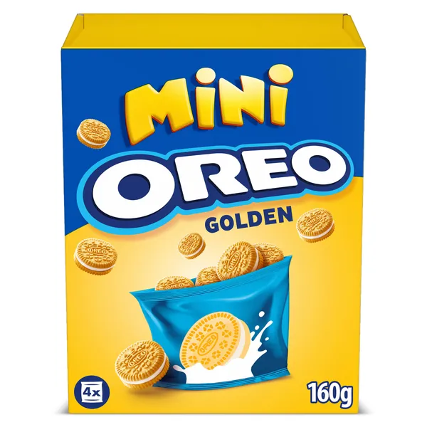 Mini galletas rellenas de crema Oreo 160 g 2
