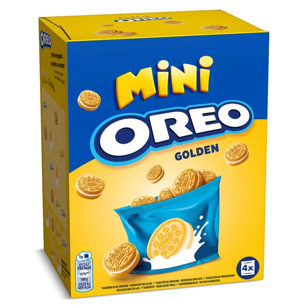 Mini galletas rellenas de crema Oreo 160 g 3