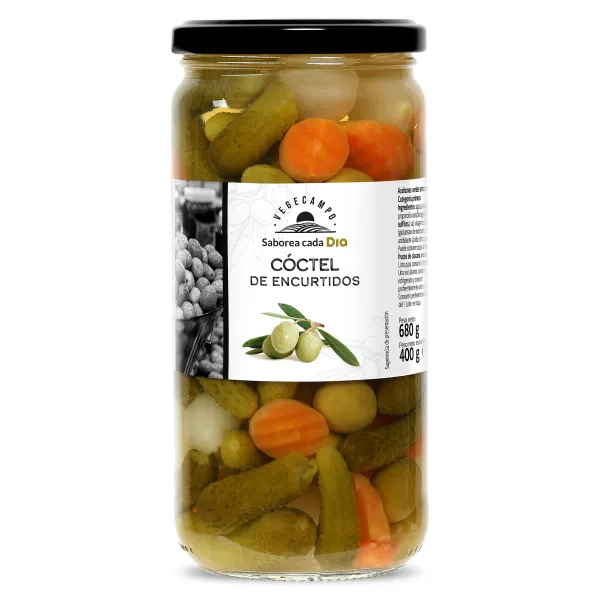 Cóctel de encurtidos Dia Vegecampo 400 g 2