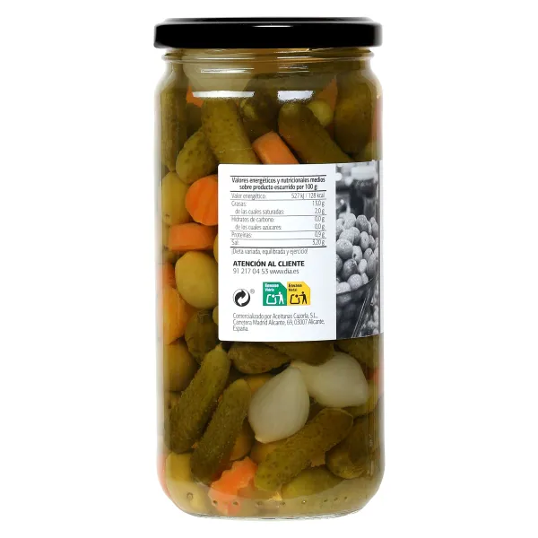 Cóctel de encurtidos Dia Vegecampo 400 g 3