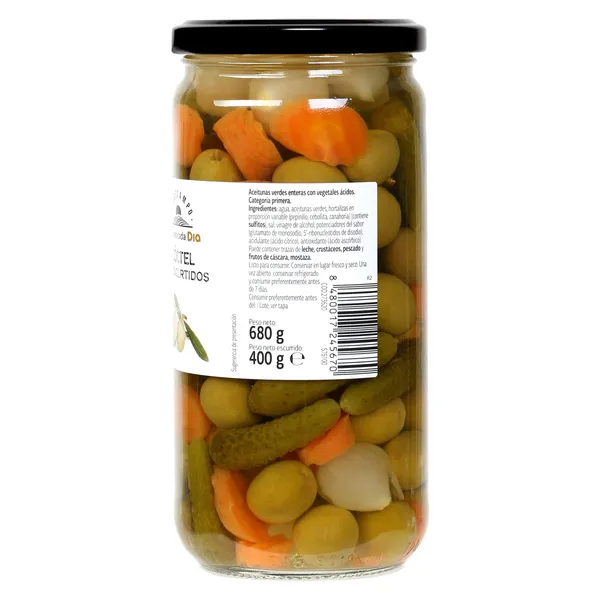 Cóctel de encurtidos Dia Vegecampo 400 g 4