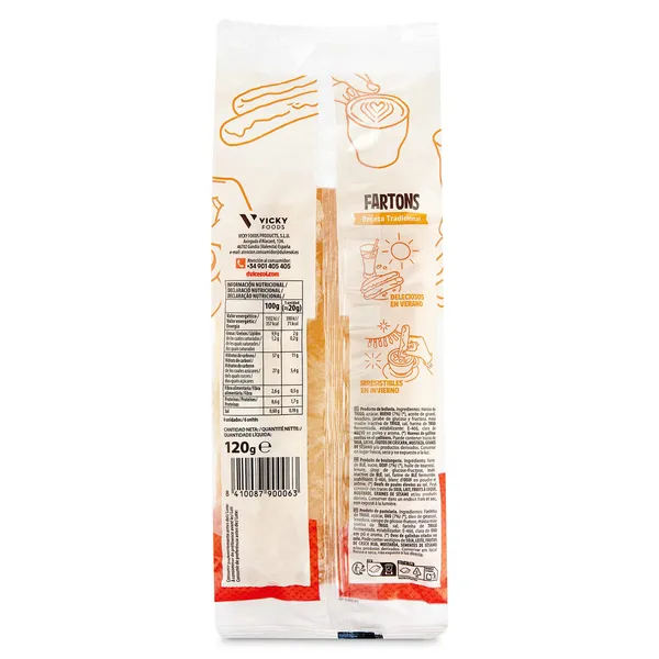 Fartons Dulcesol bolsa 120 g 2