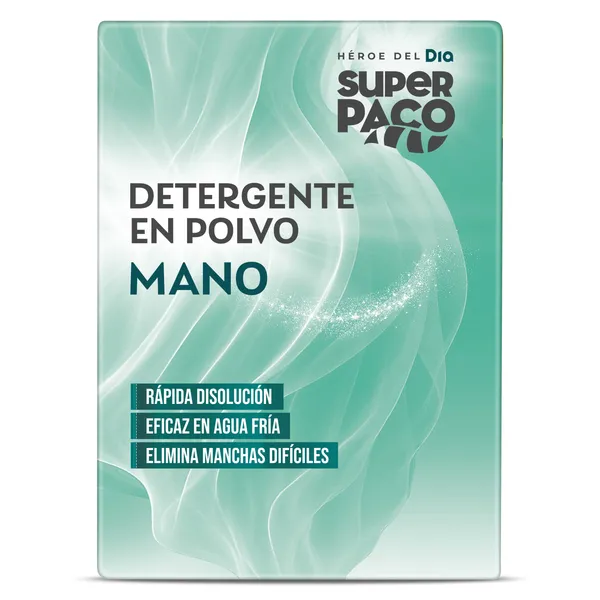 Detergente en polvo a mano Dia Super Paco 600 g 2