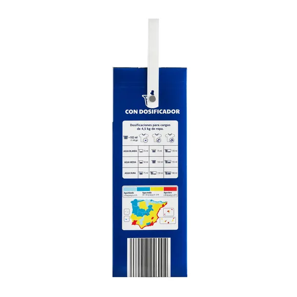 Detergente máquina polvo blanca y color Super Paco de Dia caja 35 lavados 3