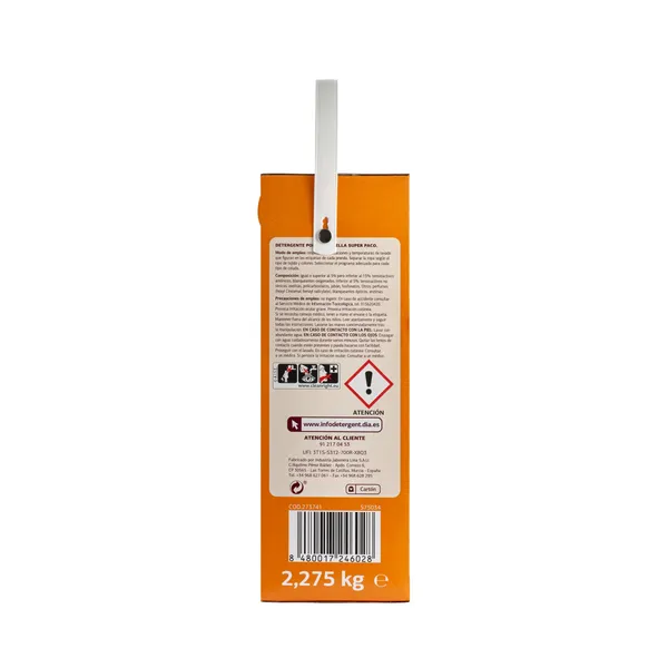 Detergente máquina polvo marsella Super Paco de Dia caja 35 lavados 3