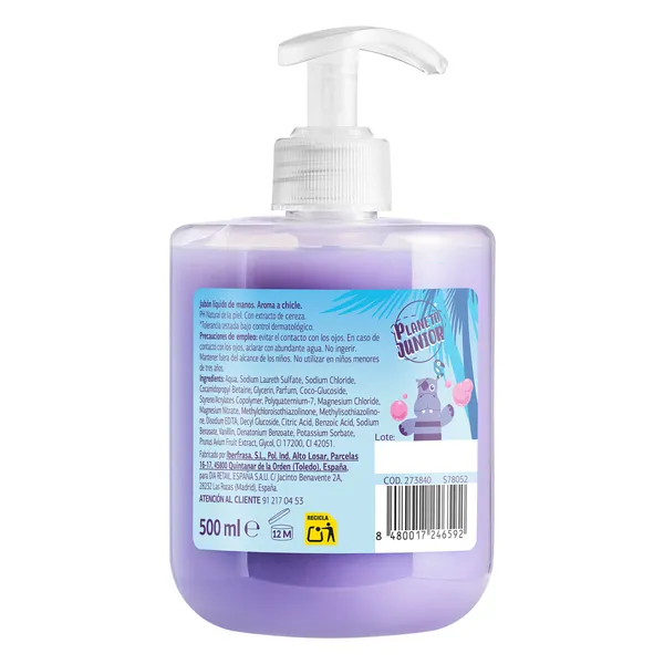 Jabón de manos para niños Dia Planeta Junior 500 ml 3