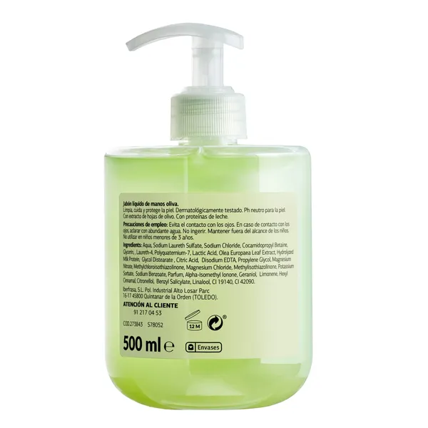 Jabón de manos oliva Dia Imaqe 500 ml 3