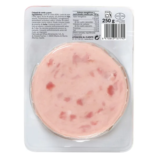 Chopped pork Dia Nuestra Alacena 250 g 3