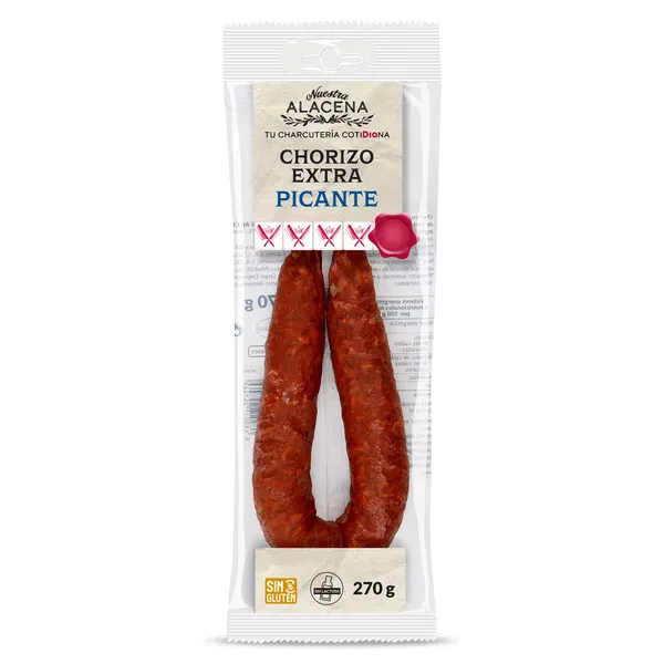 Chorizo extra picante Dia Nuestra Alacena 270 g 2