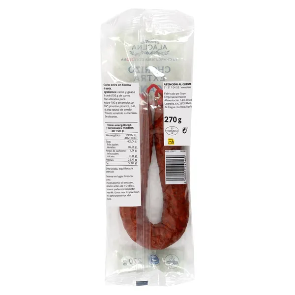 Chorizo extra picante Dia Nuestra Alacena 270 g 3