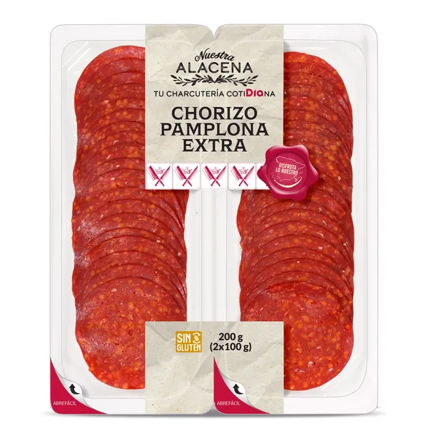 Chorizo de pamplona extra Dia Nuestra Alacena 2 x 100 g 2