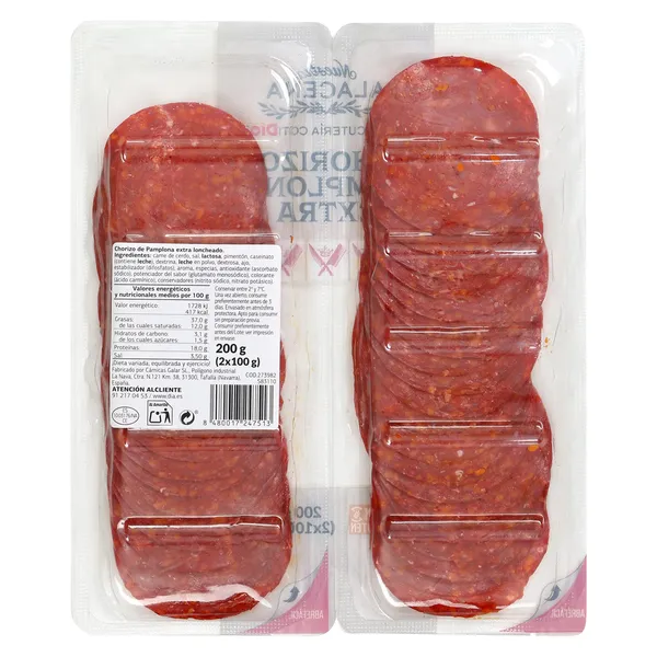 Chorizo de pamplona extra Dia Nuestra Alacena 2 x 100 g 3