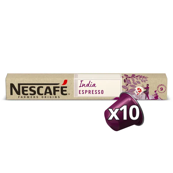 Café en cápsulas India Nescafé Farmers Origins caja 10 unidades